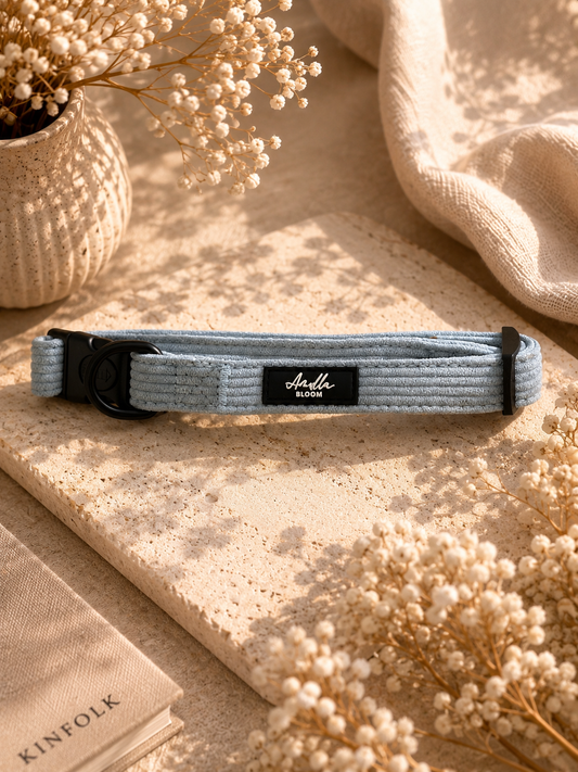 Serene Shores Adjustable Blue Cord Collar