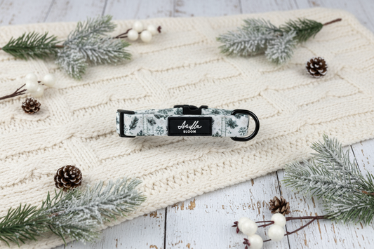 Snowfall & Sage Collar - Correct Logo