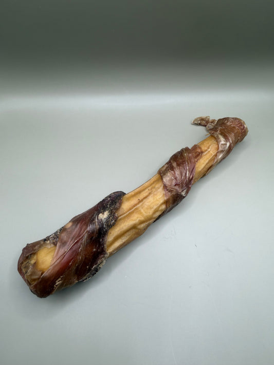Biltong Wrapped Buffalo Tail Dog Treat