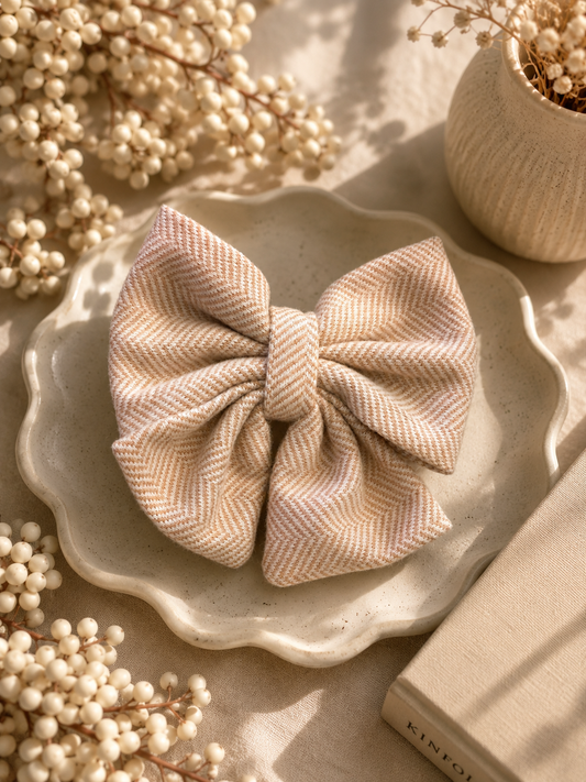 Entwilled Elegance Twill Sailor Bow Tie